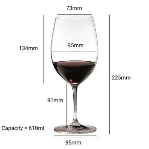 Riedel Vinum Bordeaux Wine Glasses